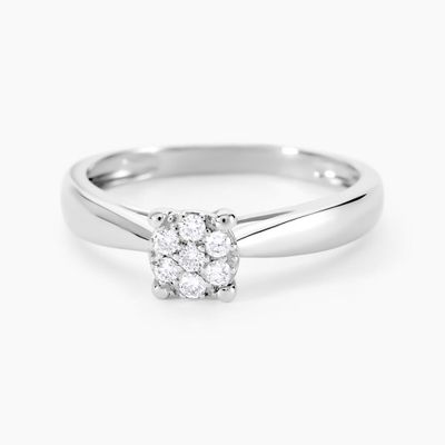 Bague Solitaire Artemis Or Blanc Diamant
