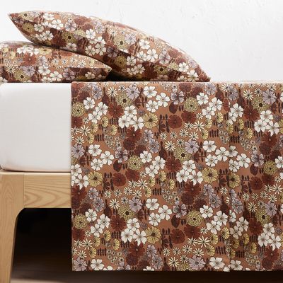 Drap Plat 50% Coton Lavé Recyclé, Marisol