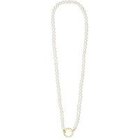Design Letters Pearl Charm Lock Chain