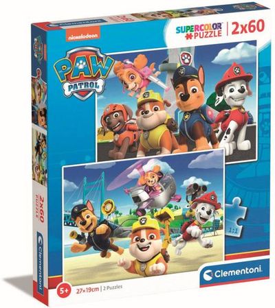 Puzzle 2x60 pièces SuperColor La Pat' Patrouille
